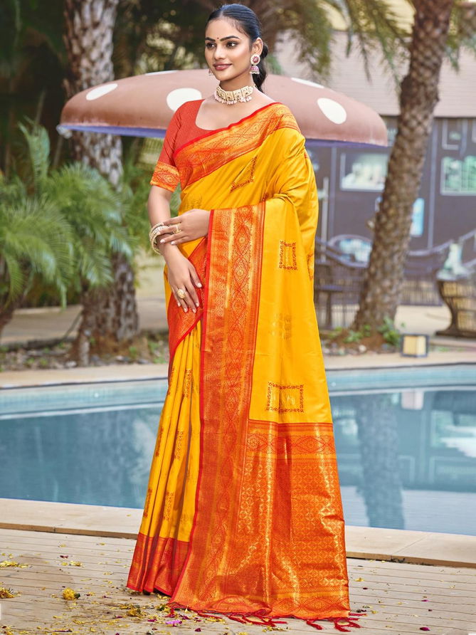 Shriprada Silk By Bunawat Silk Wedding Wear Sarees Wholesale In India